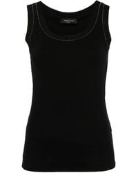 Fabiana Filippi - Studed Scoop-Neck Tank Top - Lyst