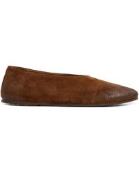 Marsèll - Coltellaccio Suede Ballet Flats - Lyst