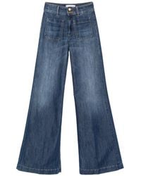 The Seafarer - Patch-Pocket Wide-Leg Jeans - Lyst