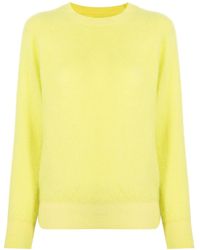 Coohem Round Neck Cashmere Sweater - Yellow