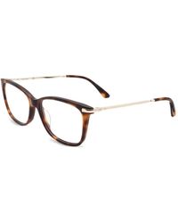 Calvin Klein - Tortoiseshell-Effect Square-Frame Glasses - Lyst