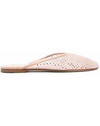 Dear Frances - Balla Mesh Crystal Slippers - Lyst