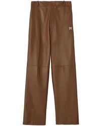 Palm Angels - Pa Monogram Leather Track Pants - Lyst
