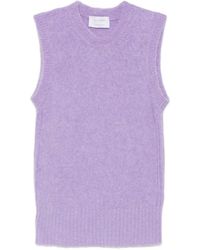 Daniele Fiesoli - Crew Neck Knitted Vest - Lyst