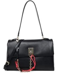 V73 - Woven-Cord Chain-Detail Shoulder Bag - Lyst