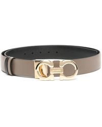 Ferragamo - ロゴバックル レザーベルト - Lyst