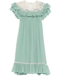 Chloé - Silk Mini Dress - Lyst