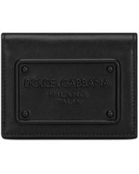 Dolce & Gabbana - Logo-Tag Leather Bi-Fold Wallet - Lyst
