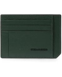 Piquadro - Leather Card Holder - Lyst