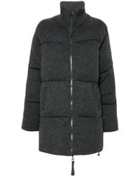 P.A.R.O.S.H. - Wool Puffer Coat - Lyst