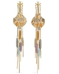 Tory Burch - Runway Embellished Front-Backs Earrings - Lyst