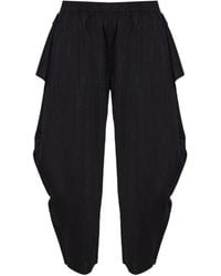 Pleats Please Issey Miyake - Pleated Wide-Leg Trousers - Lyst