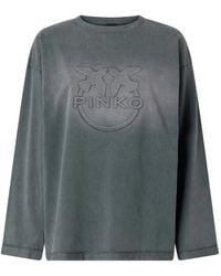 Pinko - Camiseta Con Logo En Relieve - Lyst