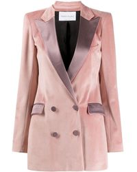 Hebe Studio Jack Met Dubbele Rij Knopen - Roze