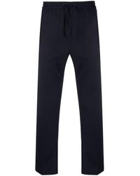 Calvin Klein - Straight-leg Drawstring-waist Trousers - Lyst