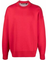 Palm Angels - Intarsia-Knit Palm Tree Jumper - Lyst