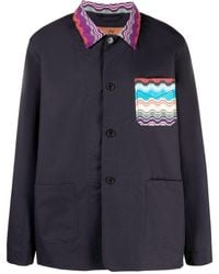 Missoni - Patch-pockets Button-up Shirt Jacket - Lyst