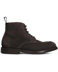 Green George - Suede Apron-Toe Boots - Lyst
