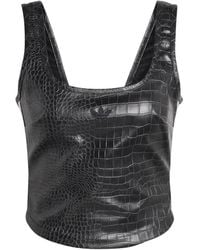 adidas Originals - Pleather Corset - Lyst