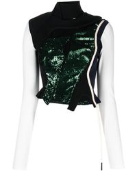 OTTOLINGER - Sequin-Embellished Panelled Top - Lyst