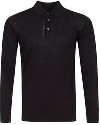 Alpha Industries - Long-Sleeve Three-Button Polo Shirt - Lyst