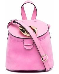 JW Anderson Lid Bucket Bag - Pink