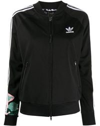 adidas - Graphic-Print Zip-Up Track Jacket - Lyst