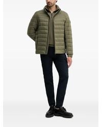 BOSS - Gesteppte Bomberjacke Mit Logo-Schild - Lyst