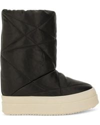 Rick Owens - Quilted Platform Boots - Lyst