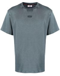 Gcds - Overdyed Logo Regular T-shirt - Lyst
