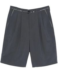 Camiel Fortgens - Pleated Seam Shorts - Lyst