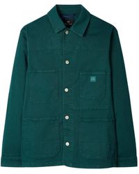Paul Smith - Lofo-Patch Pocket Shirt Jacket - Lyst