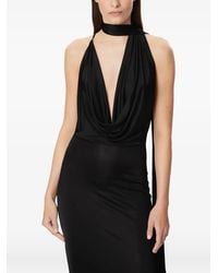 Amazuìn - Halterneck Draped Dress - Lyst