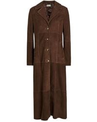 RIXO London - Astrea Suede Coat - Lyst