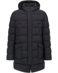 Herno - Quilted Hooded Parka Coat - Lyst