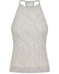 Christopher Esber - Neckholder-Top mit Metallic-Detail - Lyst