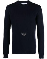 Moschino - Sweater Met Teddybeerprint - Lyst
