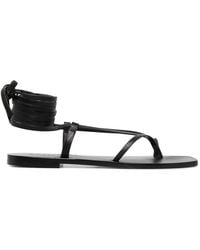 A.Emery - Nolan Leather Wrap Sandals - Lyst