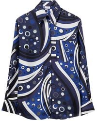 PUCCI - Printed Silk Shirt - Lyst