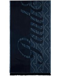 Paul & Shark - Monogram Wool Scarf - Lyst