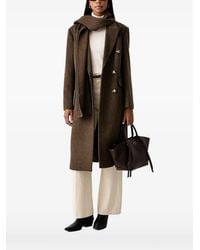 Twinset - Velour Wool Cloth Coat - Lyst