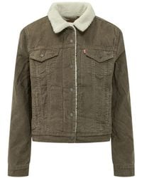 Levi's - Sherpa-Collar Corduroy Jacket - Lyst