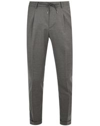 Luciano Barbera - Pleated Drawstring Trousers - Lyst