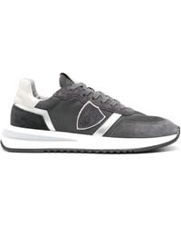 Philippe Model - Panelled Leather Suede Tropez Sneakers - Lyst