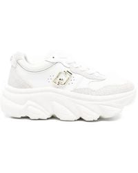 Liu Jo - Logo Detail Sneakers - Lyst