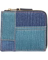 Comme des Garçons - Denim-Print Wallet - Lyst