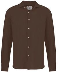 MC2 Saint Barth - Pamplona Button-Up Curved-Hem Shirt - Lyst