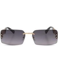 Moschino - Logo-Plaque Sunglasses - Lyst