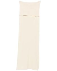 AYA MUSE - Oona Ribbed-Knit Maxi Skirt - Lyst