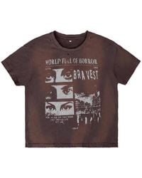 Bravest Studios - Graphic-Print Distressed T-Shirt - Lyst